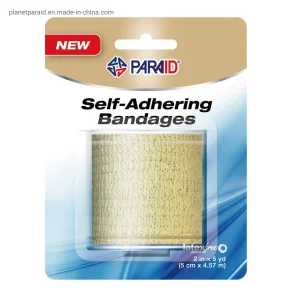 Colored Elastic Cohesive Nonwoven Latex Free 5cm*4.57m Self-Adhering Bandage for Adult