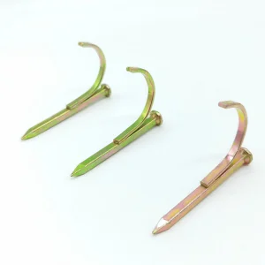2025 Hot Sale Hard Galvanized Water Pipe Square Nail Fixed Hook Nail Steel Hook Nail