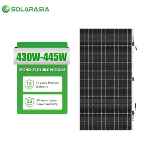 Flexible PV Solar Panel Sunman Solar Panel 430W Monocrystalline Durable Half Cell PV Module