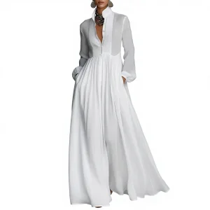 Pleated Cashmere Dress