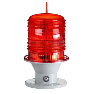 LED Solar Powered Aircraft Aviation Signal Warning Lamp Obstruction Light for Tower Crane