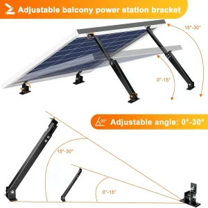 Solar Panel Adjustable Tilt Mounting