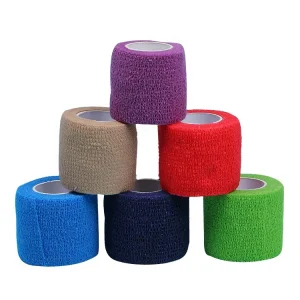 Latex Free Cohesive Elastic Bandage Sport Wrap Self-Adhesive Bandage