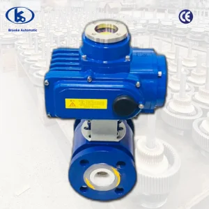 Ceramic Ball Valve with Electric Actuator