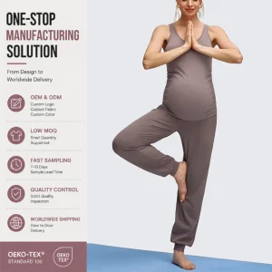 Pockets High Waist Maternity Yoga Leggings