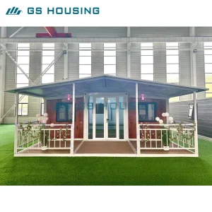 Hot Selling Expandable Container House with PVC Doors for Emergency Shelter
