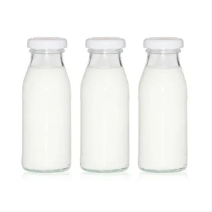 Quick Delivery Empty 1 Liter Glass Takeaway Milk Bottles for Sauce