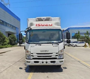I Suzu Refrigerator Box Van Cargo Truck 4*2 Transport Refrigerated Truck Cold Romm Van Mobile Food Cooling Trucks