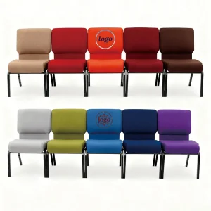 Modern Colorful Stackable Church Chair
