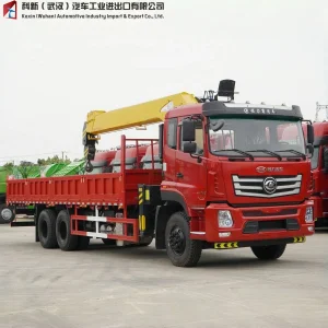 HOWO/ Dongfeng Sanyi Truck with Crane 10/16 Ton Telescopic Knuckle Boom Lorry Crane for Engineering /Rescue Use Truck Mounted Crane