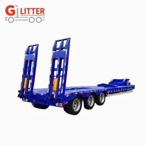 Factory Direct 20FT 40FT 45FT 2 Axle 3 Axles Gooseneck Skeleto 12 Sets Twist Lock Skeleton Skeletal Semi Truck Trailer Semi Trailer for Container