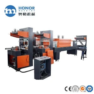 Auto Heat Sleeve Shrink Wrap Seal Heat Tunnel Machine Automatic Shrink Wrapping Machine Water Bottles