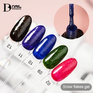 BD Snow Flakes Gel Polish