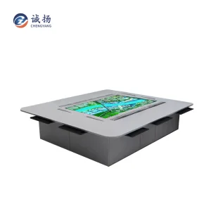 Customized U-Shaped Console Computer Storage Work Station Dispatcher Monitoring Console Command Table