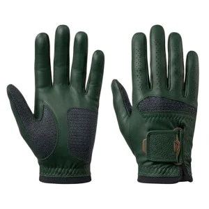 Comfortable Leather Golf Gloves Customizable Lightweight Breathable Fabric Non-Slip Adjustable Wrist Strap Strong Grip Smooth