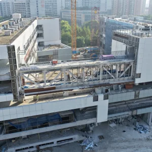 High-Strength China New Modern Wholesale Construction Building Material of Steel Structure Corridor Connecting Office Floors