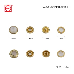 FY-9 Pearlescent Five-prong buckle