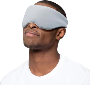 Weighted Eye Mask for Sleep Skin-friendly Light Blocking Eye Pillow Ultra-fine Glass Bead Bag for Headaches, Puffy Eyes , Sinus