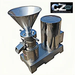 Molino coloidal vertical industrial para pasta de almendras y máquina de mantequilla de maní