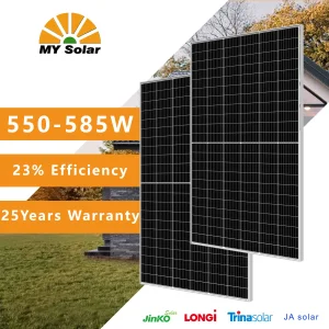 High-Efficiency 550W Monocrystalline Solar Panel