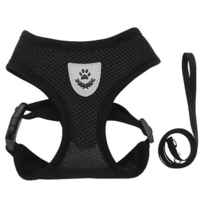 High Quality Adjustable Pet Dog Chest Harness with Leash for Small Dog Supplies