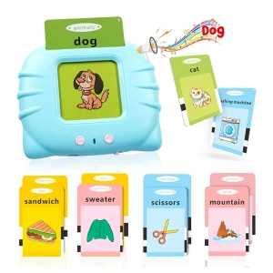 Multiple-language Learning Cards Device Talking Flash Card Machine Children English Arabic French German Educational Toy