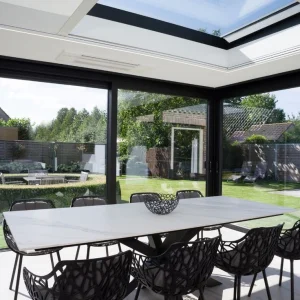 Modern Slim Glass Door