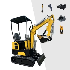 Mini Excavadora Euro 5 - Potente Excavadora Hidráulica para Construcción