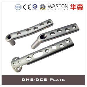 Dhs/Dcs Plate Made of Titanium or Stainless Steel (Ti/SS)