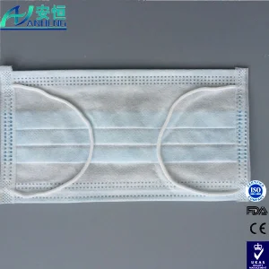 Mascarilla de alta filtración no tejida para servicio de alimentos