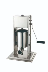Mancal de Salsicha Manual Comercial em Aço Inoxidável Tipo Vertical