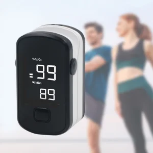 LED Display SpO2 Fingertip Monitor Pulse Oximetry Sensor for Hospital and Home
