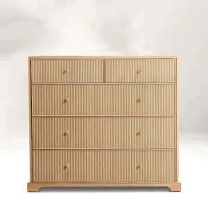 RH American Solid Wood Five-drawer Dressing Table