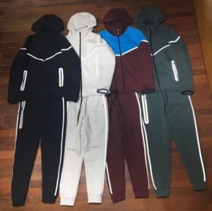 Reflective Zipper Sports Running Tracksuit