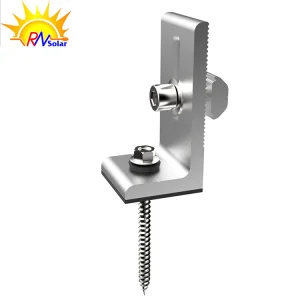 Wholesale Metal Roof Panel Mounting L Feet Aluminum Alloy Solar Tin Roof Mounting Structure L Foot for Wooden Beam