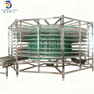 High-Capacity Double Spiral Lift, Automated Vertical Conveyor System