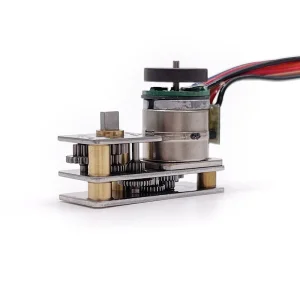 Stepper Motor and Spur Gear Box GM24-10BY 3.3v Permanent Magnet 2phase High Torque 18degree Step Angle Micro Stepper Motor