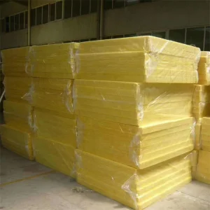 Acoustic Glass Wool Board Modern Design For Ceiling Wall Noise Reduction Studio Room A1 Fireproof Hydrophobic Customizable