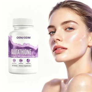 Customize Formula Glutathione Niacin VC Hyaluronic Acid Tablets Natural Antioxidant Beauty Product Brighten Skin Radiate Tone