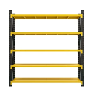 Heavy Duty Storage Shelves Boltless Garage Storage Rack 4 Layers Warehouse Storage Rack Steel Stacking Shelves Stacking Rack
