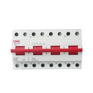 125A 63A Isolador Modular à Prova d'Água 80A Interruptor de Mudança Isolante AC Eletrônico