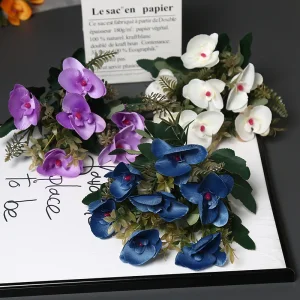 Artificial Flower Amaryllis Arrangement Dramatic Holiday Dinners Blossom Dyed White Window Display Wrapping Paper Warm Wildflower Orchid