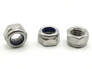 Porca de Aço Inoxidável 304 de Nylon Antifuga