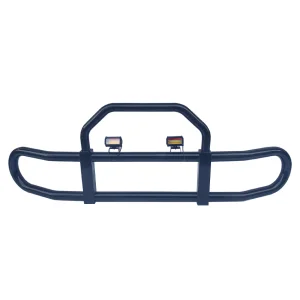 Handas Heavy Duty Truck Iron Steel Deer Guard Heavy Truck Grille Guard Front Bumper Deer Guard with Lights for Volvo Semi Truck