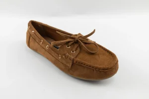 China Customized Flat Camel Suede Casual Office Women Loafers Manufacturers, Supplier