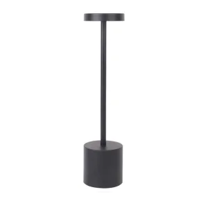 LED Night Light Charging Touch Iron Art Bedside Lamp