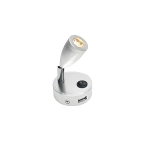 Flexible LED Bar Auto Interior Wall-Mounted Headboard Light with USB Port &amp; Touch Control EU Safety Compliant