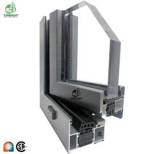 Topbright Custom Window and Door Thermal Break Insulated Casement Window Soundproof Double Glazed Aluminum Windows