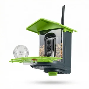 Smart Feeder Pet with Stainless Steel Bowl, IP67 Waterproof