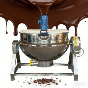 CE Electric Heating Soup Cooking Pot Gas Milk Boiler Fruit Jam Chili Sauces Tiltable Jacketed Kettle